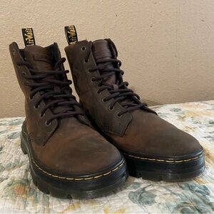 Dr. Martens Dark Brown Leather Boots
